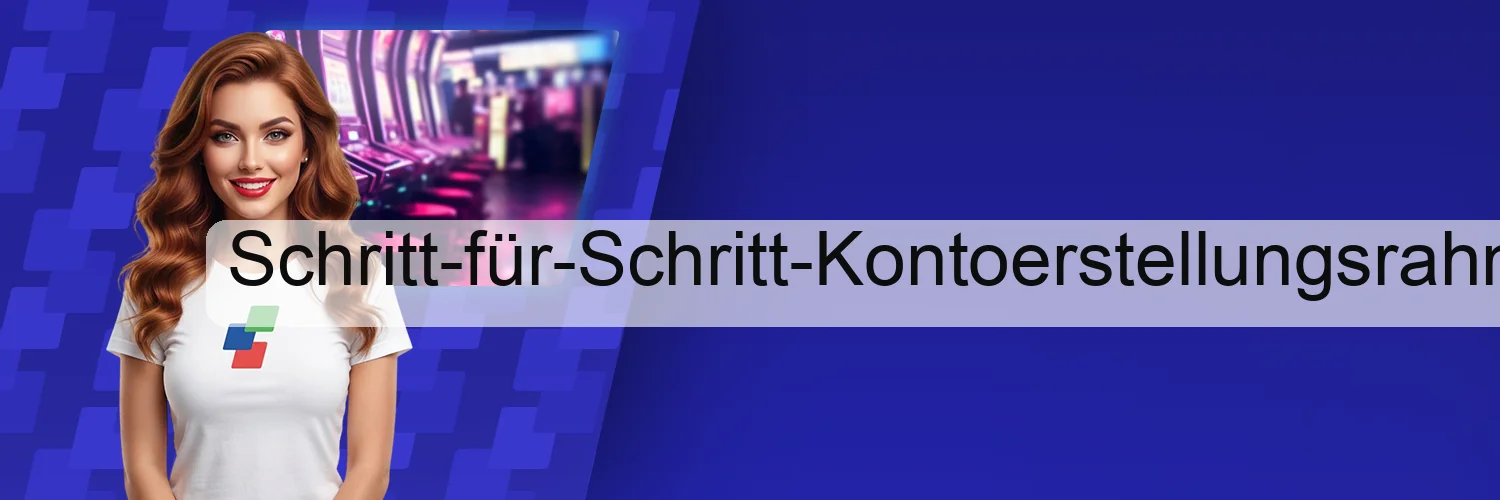 Schritt-für-Schritt-Kontoerstellungsrahmen